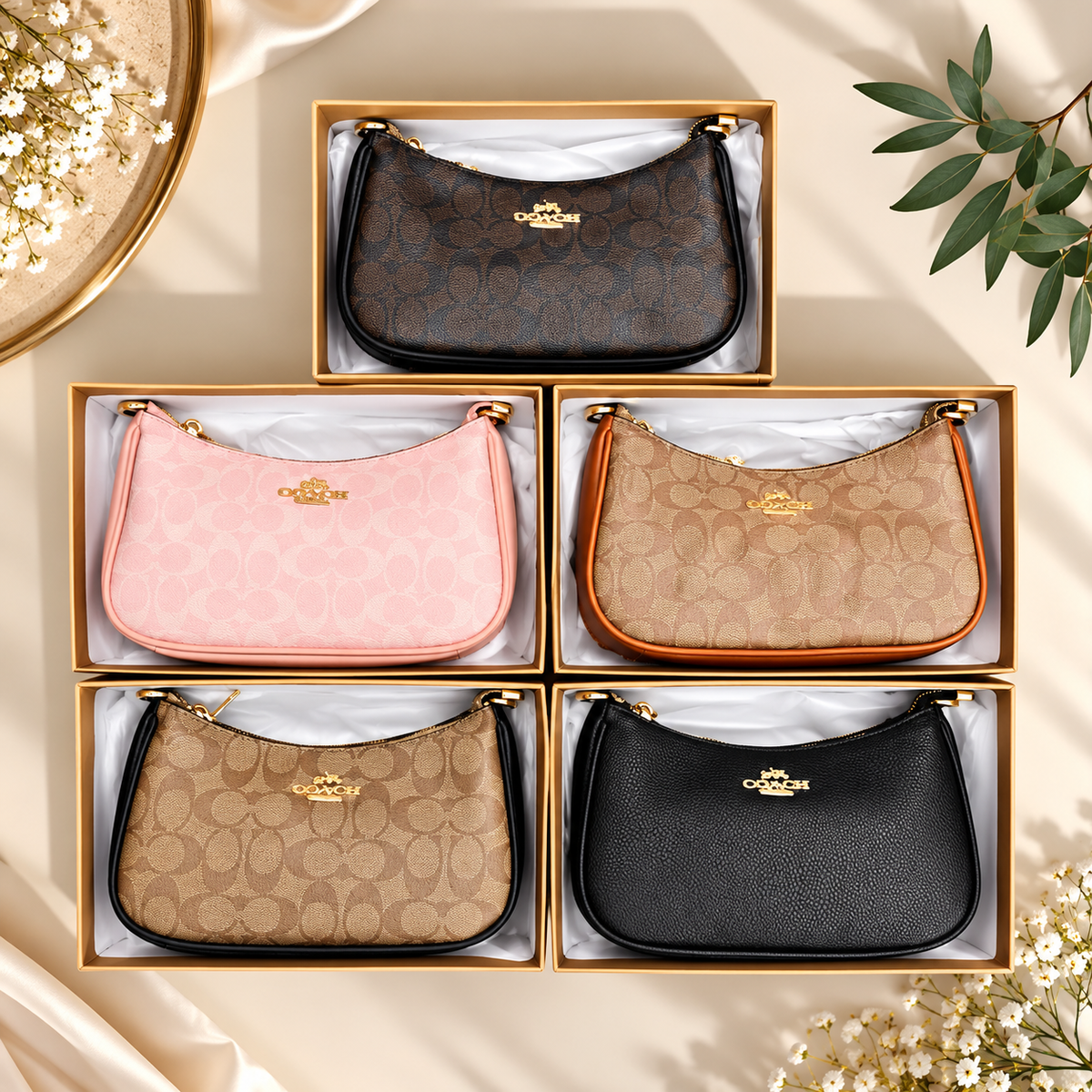 Mini Crescent Handbag – Signature Style